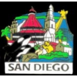CITY OF SAN DIEGO, CA SIGHTS AND SCENES PIN